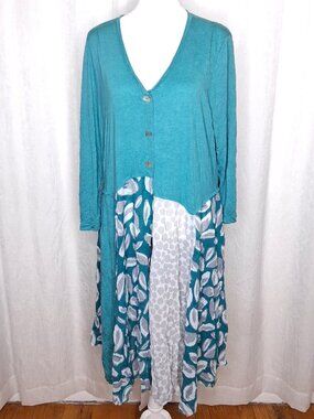 Chalet et Ceci Orla Jacket 3 Button Tunic Mixed Media Prints